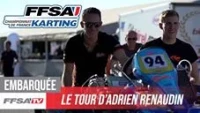 FFSA Karting Varennes: le tour de piste d'Adrien Renaudin en caméra embarquée