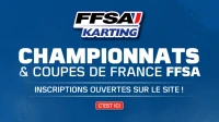 FFSA Karting - les inscriptions 2020 sont ouvertes !